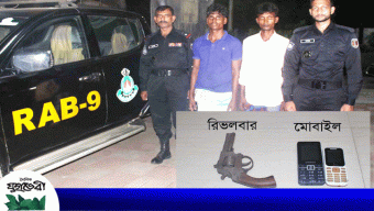 বিদেশী রিভলবারসহ বিশ্বনাথ এলাকা থেকে গ্রেফতার ২
