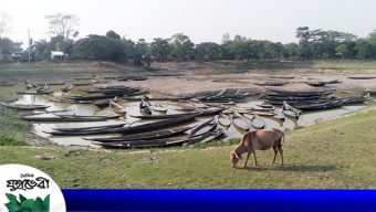 নৌকার দিঘি হাকালুকির সাদিপুর গ্রাম