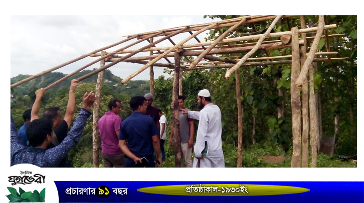 মৌলভীবাজার জেলার বড়লেখায় আবারও হিন্দু সম্প্রদায়ের জায়গা দখল