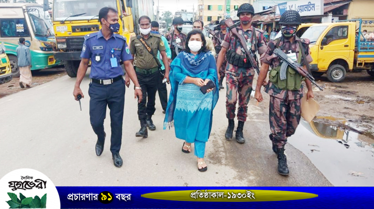 জকিগঞ্জে লকডাউনের ৩য় দিনেও সরব প্রশাসন