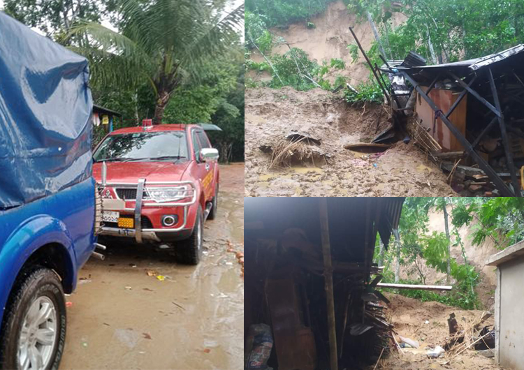 জৈন্তাপুর চিকনাগুলে  টিলা ধসে একই পরিবারের ৪ জনের মৃত্যু