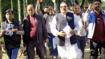 ১নং বাঘা ইউনিয়নে ঈগল প্রতীক নিয়ে স্বতন্ত্র প্রার্থী সরওয়ার হোসেনের গণসংযোগ