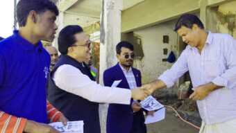 গোলাপগঞ্জের ঢাকাদক্ষিণে স্বতন্ত্র প্রার্থী সরওয়ার হোসেনের গণসংযোগ