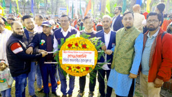 বিজয় দিবসে সিলেট অনলাইন প্রেসক্লাবের শ্রদ্ধা নিবেদন