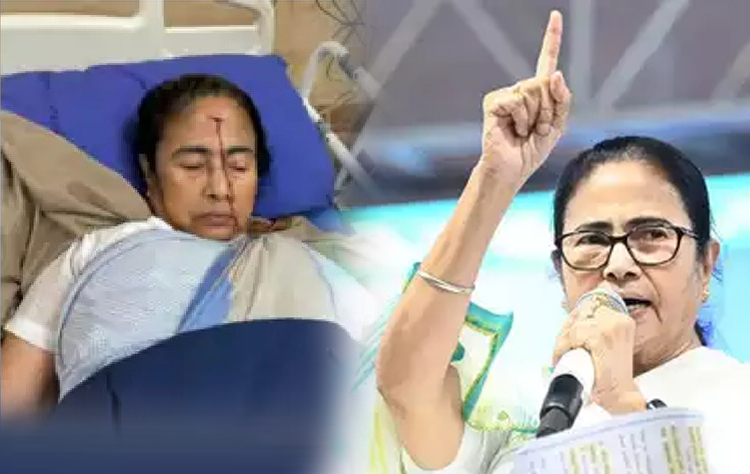 মাথায় আঘাত পেয়ে হাসপাতালে ভর্তি মমতা বন্দ্যোপাধ্যায়