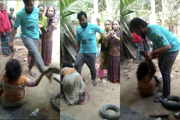 বাড়ির সীমানাপ্রাচীর নিয়ে দ্বন্দ্বে দাদিকে পেটালেন নাতি