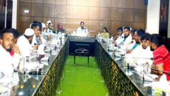 ধুপাগুল পাথর মিল নিয়ে জেলা প্রশাসকের বৈঠক
