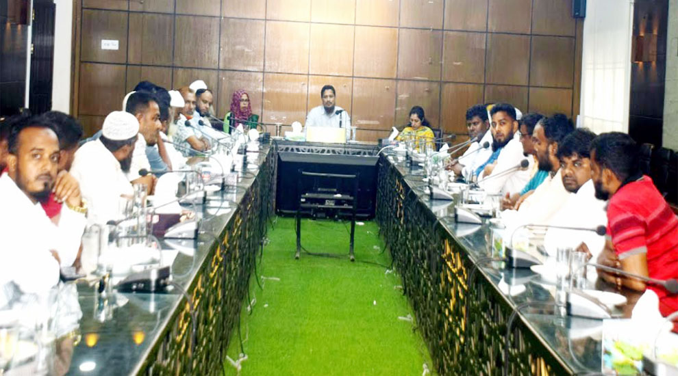 ধুপাগুল পাথর মিল নিয়ে জেলা প্রশাসকের বৈঠক