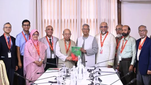 প্রধান উপদেষ্টার কাছে স্বাস্থ্য বিষয়ক সংস্কার কমিশনের প্রতিবেদন জমা