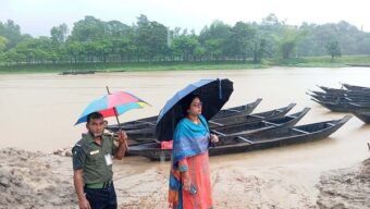 জৈন্তাপুরে অবৈধ বালু-পাথর উত্তোলনের বিরুদ্ধে অভিযান, লাখ টাকা জরিমানা