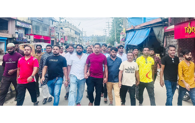 রাজনৈতিক ষড়যন্ত্র ও অপপ্রচারের বিরুদ্ধে বড়লেখায় যুবদলের বিক্ষোভ সমাবেশ